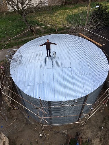 مخزن پیش ساخته فلزی آکوا